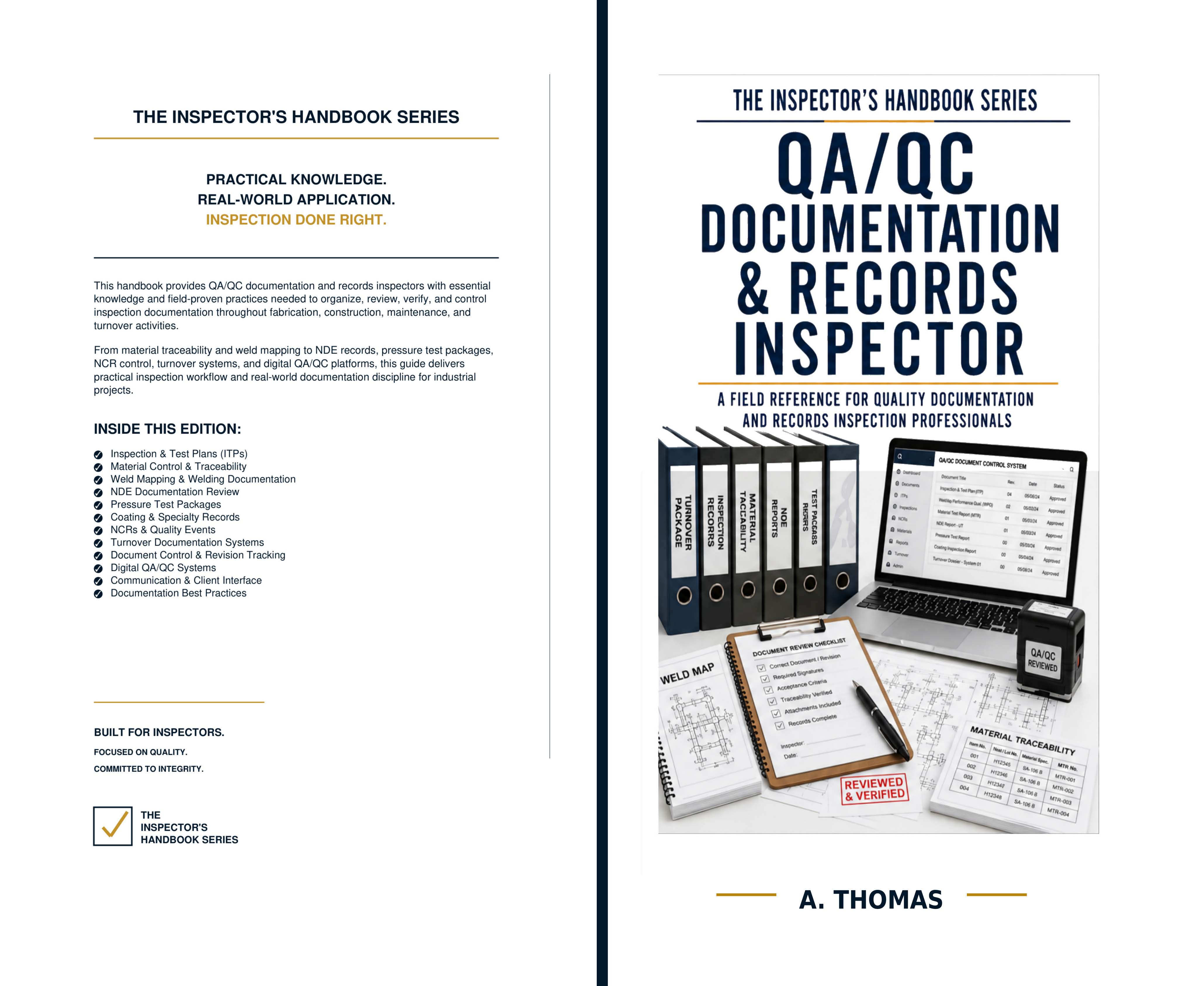 Cover of The QA/QC Documentation & Records Inspector