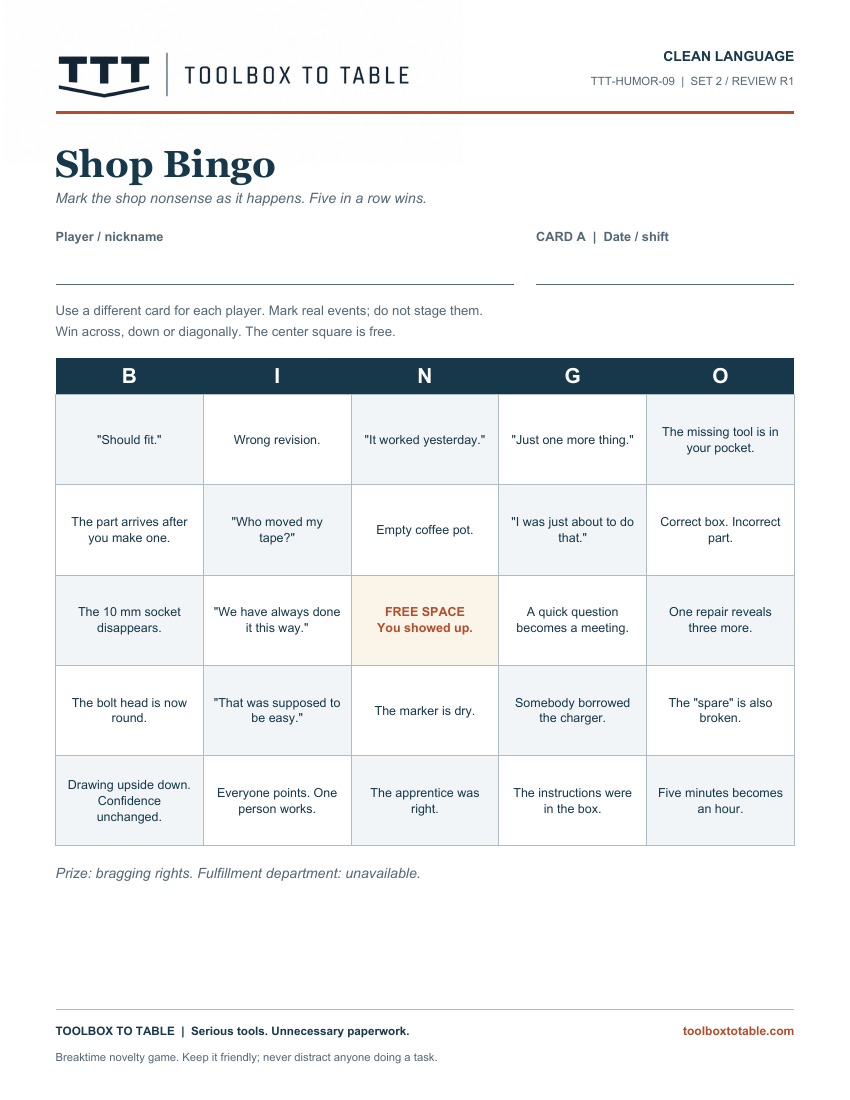 Preview of Shop Bingo